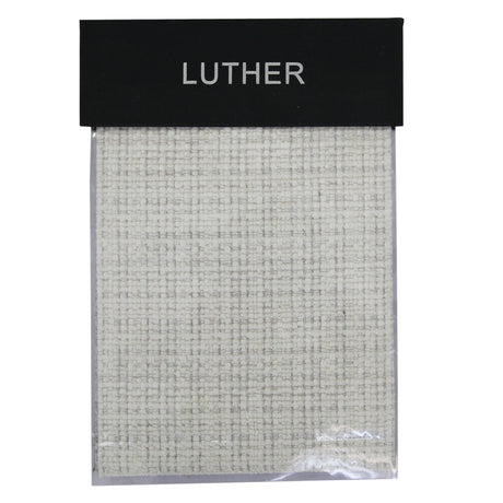 Luther Textured Chenille Fabric - Solid Medium Weight, 57" Width (Sample Book)