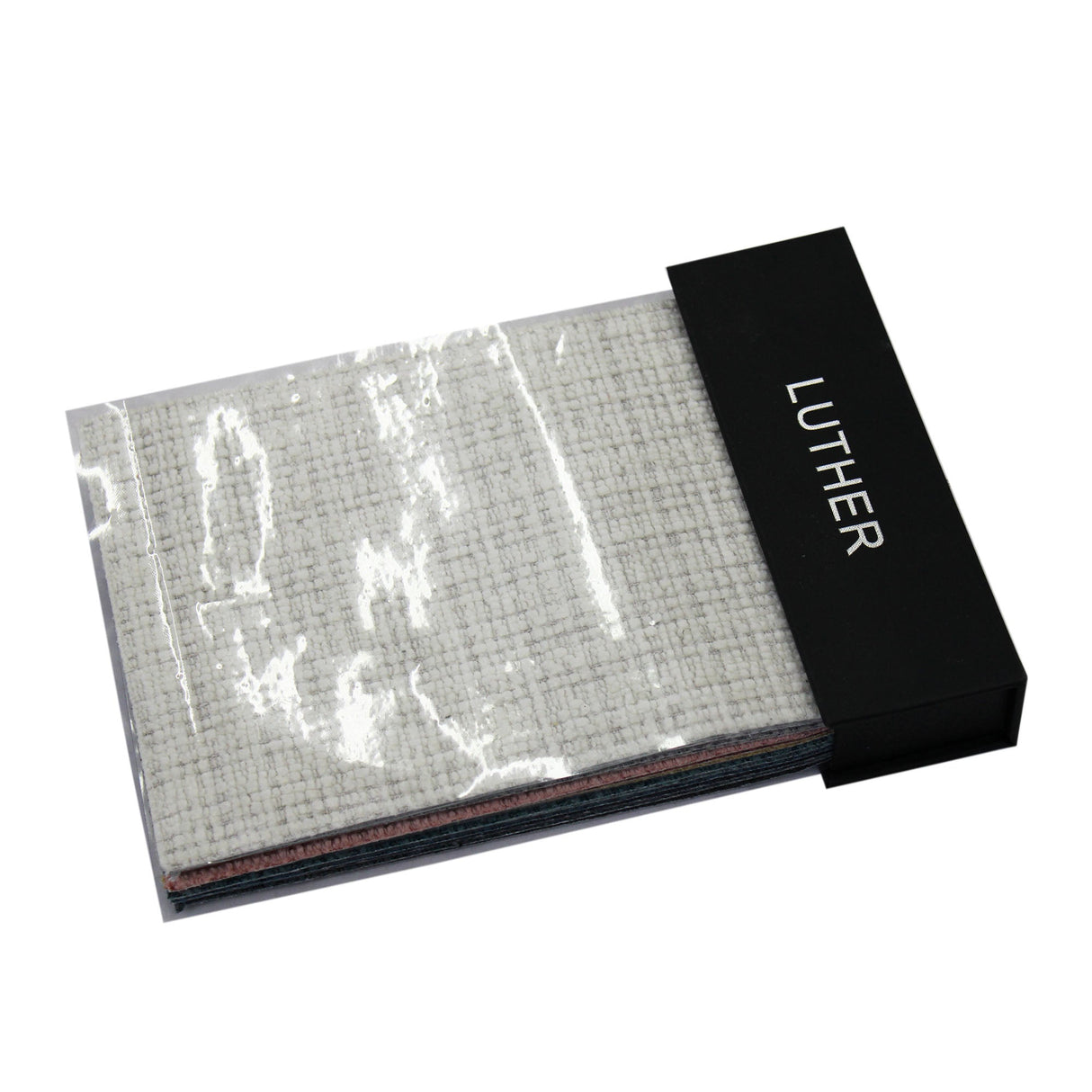 Luther Textured Chenille Fabric - Solid Medium Weight, 57" Width (Sample Book)