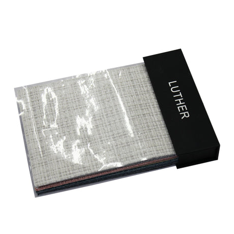 Luther Textured Chenille Fabric - Solid Medium Weight, 57" Width (Sample Book)