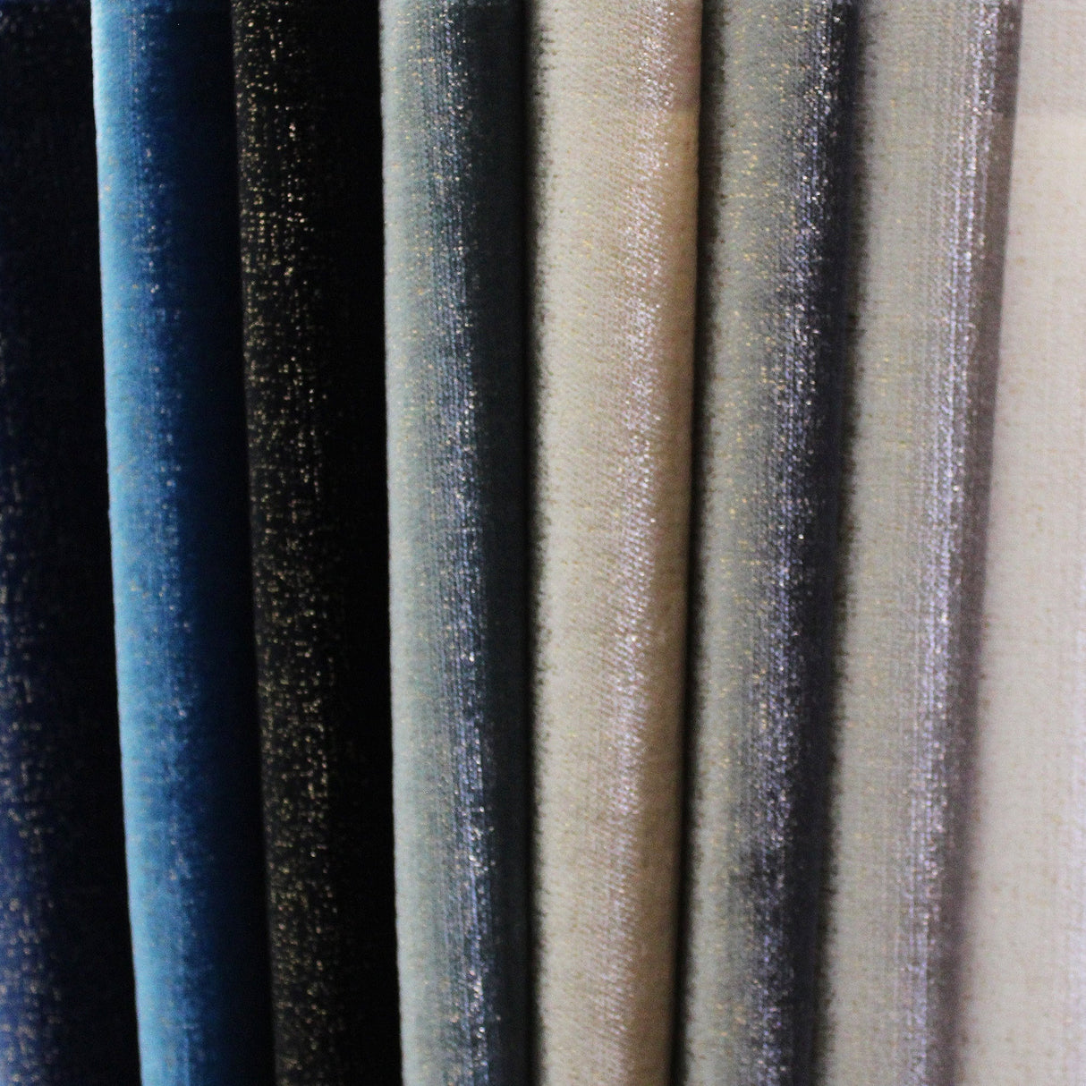Margo Metallic Cut Velvet Fabric - Solid Metallic Woven Velvet, 55" Width (1 Yard)