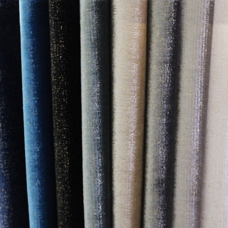 Margo Metallic Cut Velvet Fabric - Solid Metallic Woven Velvet, 55" Width (1 Yard)
