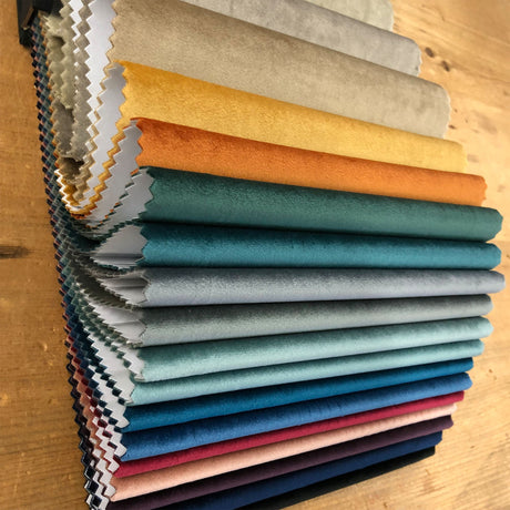 Tuscan Solid Shiny Velvet Fabric - Solid Sheen Velvet, 55" Width (1 Yard)