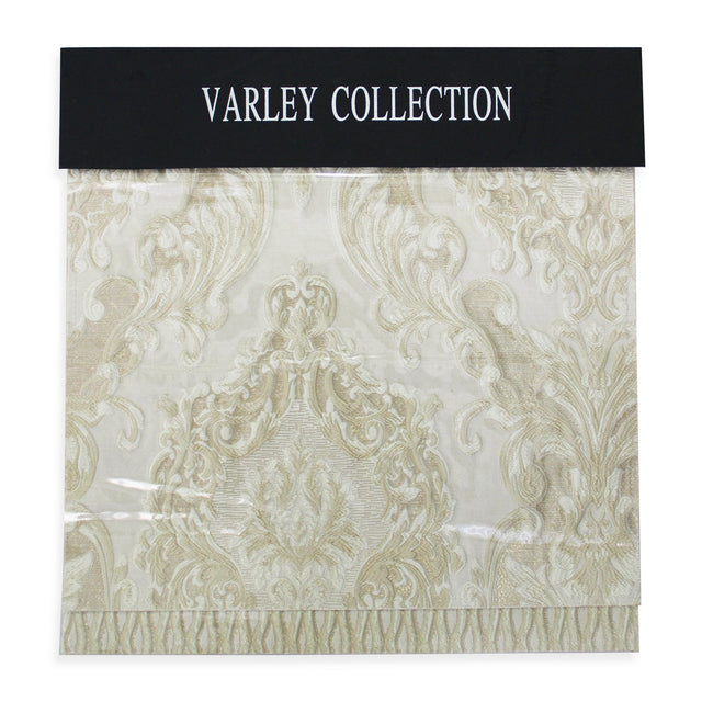 Varley Collection Damask Jacquard Fabric - Damask, Striped, 53" Width (Sample Book)