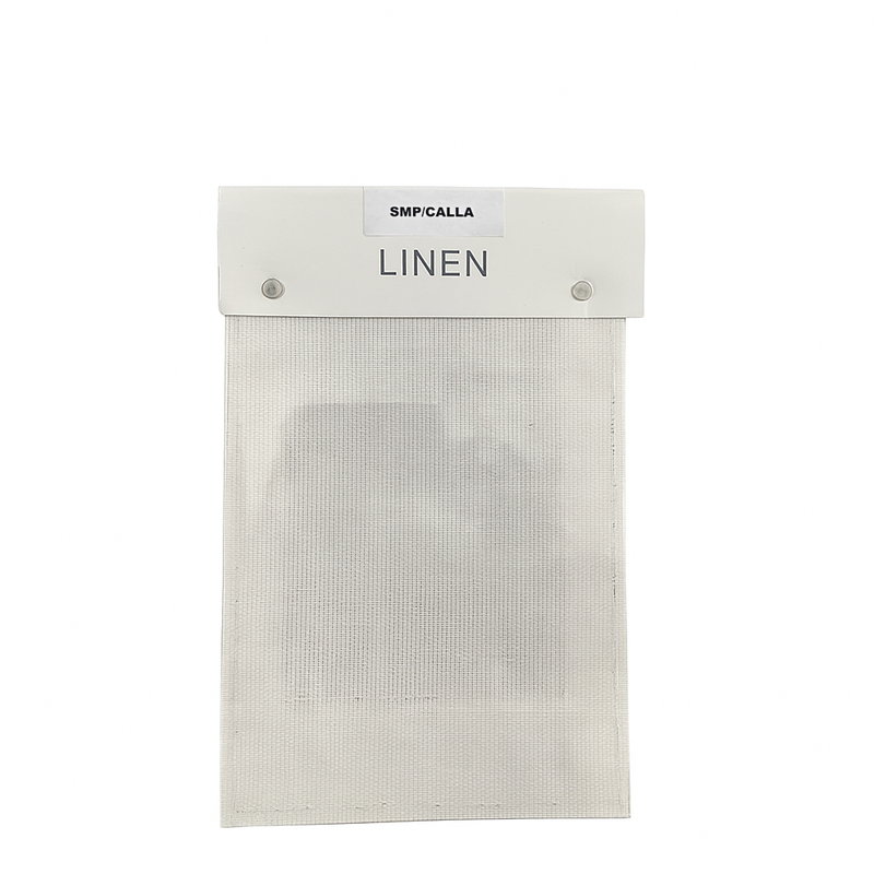 Calla Collection Solid 100 Percent Linen Fabric - Solid Linen, 56" Width, Sample Book (1 Sample Book)