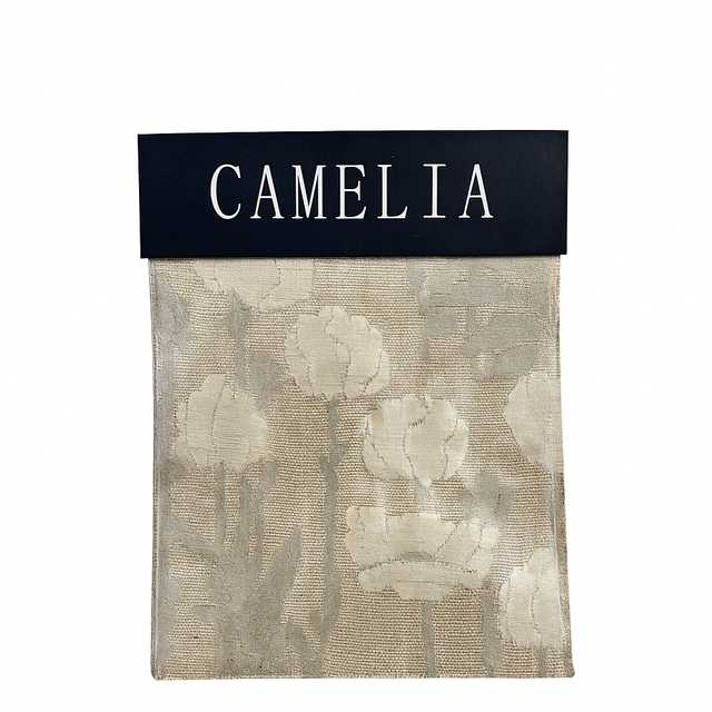 Camelia Floral Cut Velvet Fabric - Damask Floral, 56" Width (Sample Book)