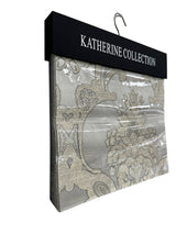 Katherine Collection Faux Silk Jacquard Fabric - Damask Pattern, 55" Width (Sample Book)