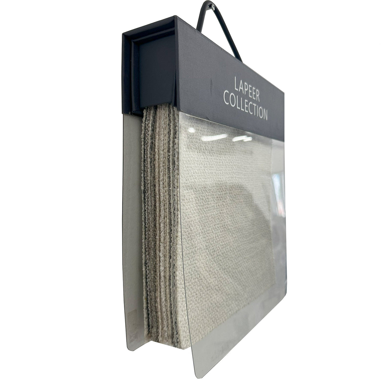Lapeer Collection Linen Fabric - Solid Boucle, Textured Material, 58" Width (Sample Book)
