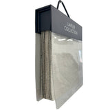 Lapeer Collection Linen Fabric - Solid Boucle, Textured Material, 58" Width (Sample Book)