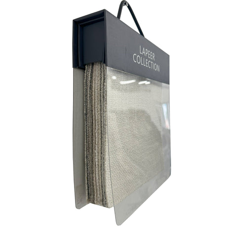 Lapeer Collection Linen Fabric - Solid Boucle, Textured Material, 58" Width (Sample Book)