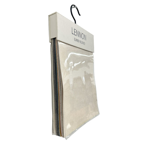 Lennon Solid Linen Blend Fabric - Solid Linen Blend, 56" Width (Sample Book)