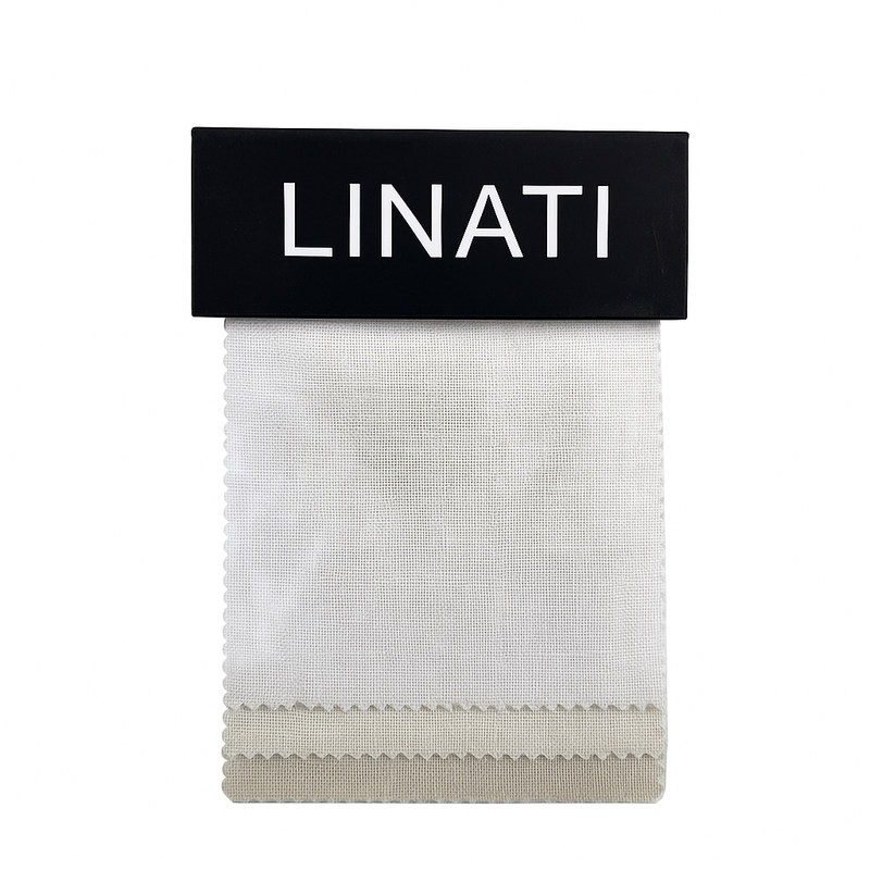 Linati Fabric - Solid Linen Look, 55" Width (Sample Book)