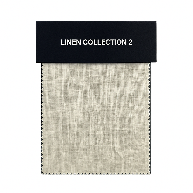 Linen Collection 2 Linen Fabric - Assortment Of Solid Linens, Drapery Fabric, Sample Book (1 Sample Book)