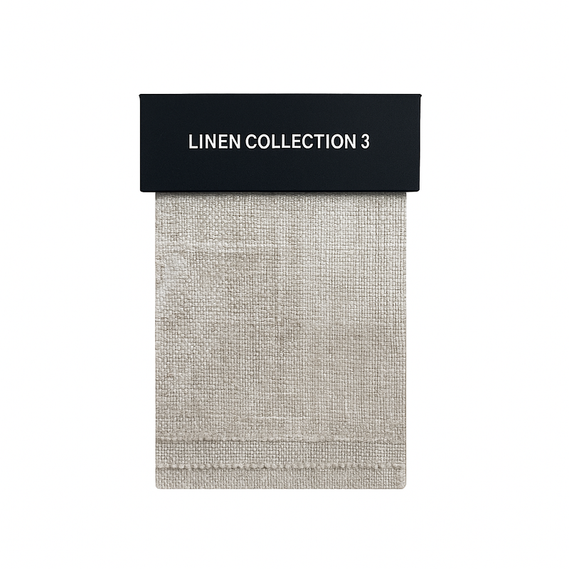 Linen Collection 3 Linen Fabric - Assortment Of Solid Linens, Sample Book (1 Sample Book)
