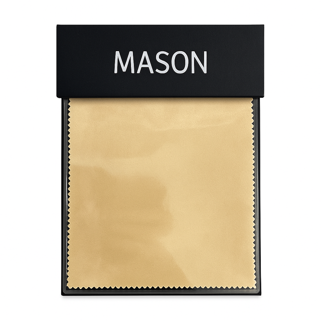 Mason Fabric Double Width Solid Satin Faux Silk - Solid Satin Faux Silk, 110" Wide (Sample Book)