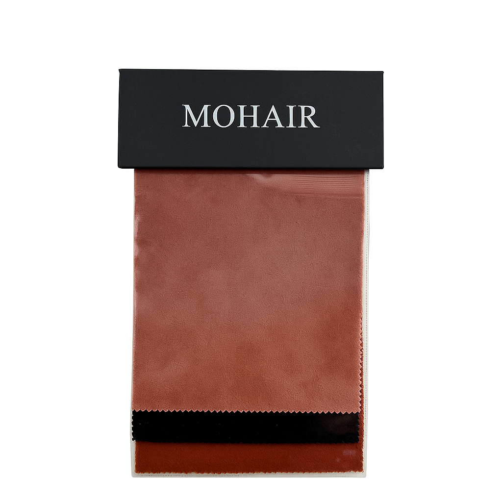 Mohair Faux-Mohair Fabric - Solid, 55" Width (Sample Book)