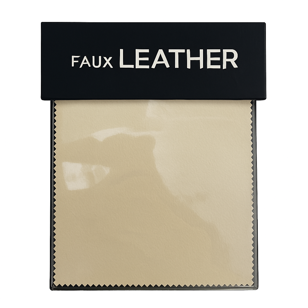 Pelle Fabric Solid Faux Leather - Solid Faux Leather, 55" Width (Sample Book)