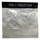Perla Collection Polyester Fabric - Shiny Floral Damask Diamond Jacquard, 55" Width (Sample Book)