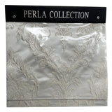 Perla Collection Polyester Fabric - Shiny Floral Damask Diamond Jacquard, 55" Width (Sample Book)