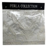 Perla Collection Polyester Fabric - Shiny Floral Damask Diamond Jacquard, 55" Width (Sample Book)