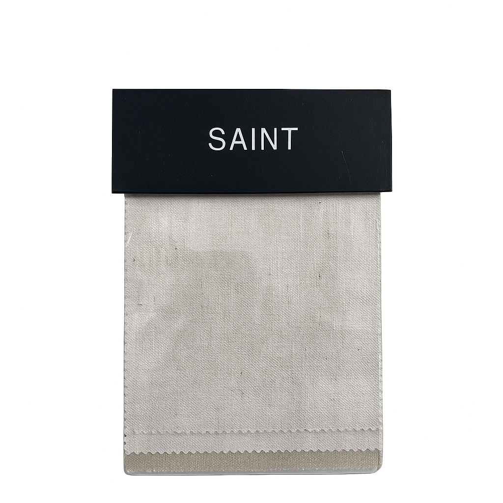 Saint Fabric Linen Blend Fabric - Solid, 56" Width, 25 Colors (Sample Book)