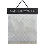 Natural Washed Collection Cotton Blend Fabric - Embossed Jacquard Patterns, 58" Width (Sample Book)