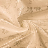 Floral Jacquard Satin Fabric - Floral Woven Brocade, 60" Width