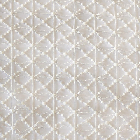 Sanders Fabric Polyester Fabric - Net Like Diamond Shaped Sheer, 110" Width (1 Yard)