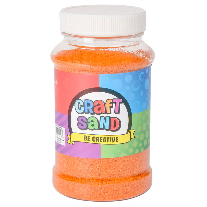 Orange Sand for Sand Art