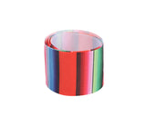 1.5" x 50 Yard Mexican Serape Rainbow Satin Gift Ribbon - 1 Roll