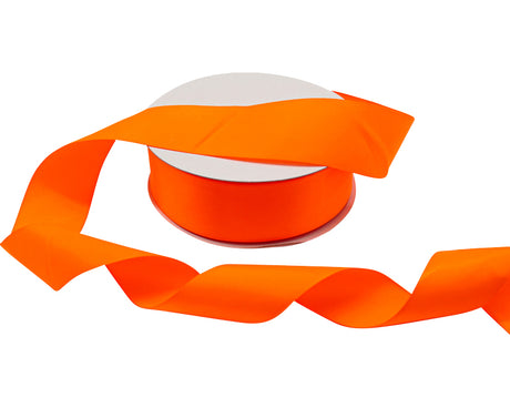 1.5"x50 yard Neon Orange Polyester Satin Gift Ribbon