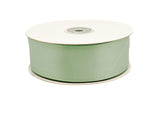 1.5"x50 yard Sage Green Polyester Satin Gift Ribbon - Pack of 5 Rolls