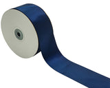 2" x 50 yards Navy Blue Single Face Satin Gift Ribbon