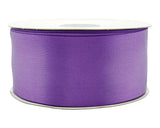2" x 50 yards Purple Single Face Satin Gift Ribbon - Pack of 5