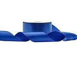 2" x 50 yards Royal Blue Single Face Satin Gift Ribbon - Pack of 5