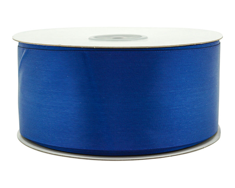 2" x 50 yards Royal Blue Single Face Satin Gift Ribbon - Pack of 5