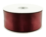 2" x 50 yards Wine Single Face Satin Gift Ribbon