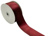 2" x 50 yards Wine Single Face Satin Gift Ribbon