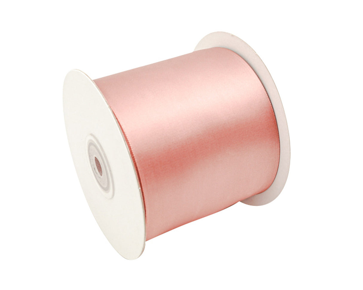 3"x 25 yards Blush Single Face Satin Gift Ribbon