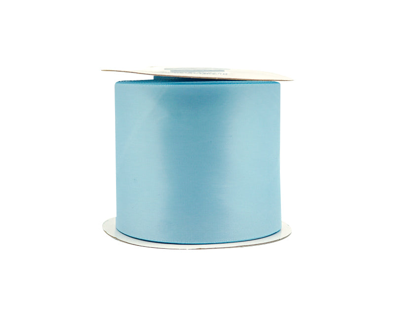3"x 25 yards Blue Single Face Satin Gift Ribbon
