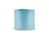 3"x 25 yards Blue Single Face Satin Gift Ribbon