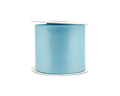 3"x 25 yards Blue Single Face Satin Gift Ribbon