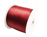 3"x 25 yards Burgundy Single Face Satin Gift Ribbon