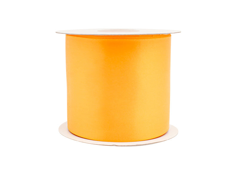 3"x 25 yards Gold Yellow Single Face Satin Gift Ribbon