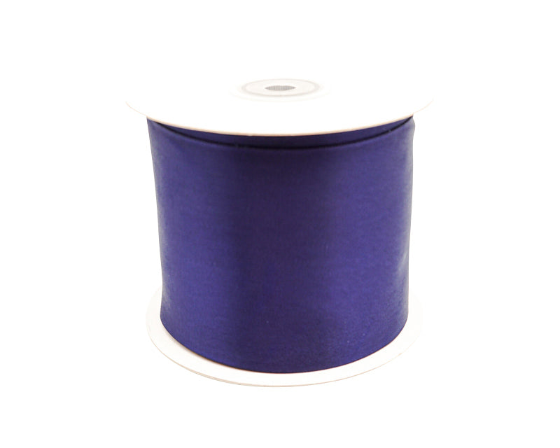 3"x 25 yards Navy Blue Single Face Satin Gift Ribbon