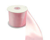 3"x 25 yards Pink Single Face Satin Gift Ribbon