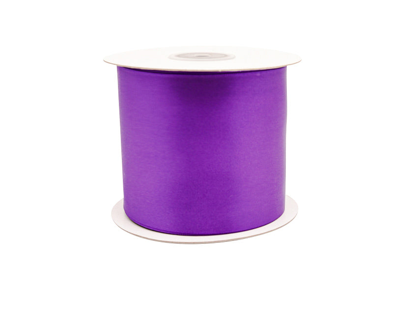 3"x 25 yards Purple Single Face Satin Gift Ribbon