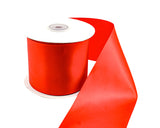 3"x 25 yards Red Single Face Satin Gift Ribbon