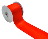3"x 25 yards Red Single Face Satin Gift Ribbon