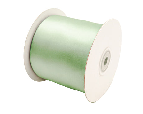 3"x 25 yards Sage Single Face Satin Gift Ribbon