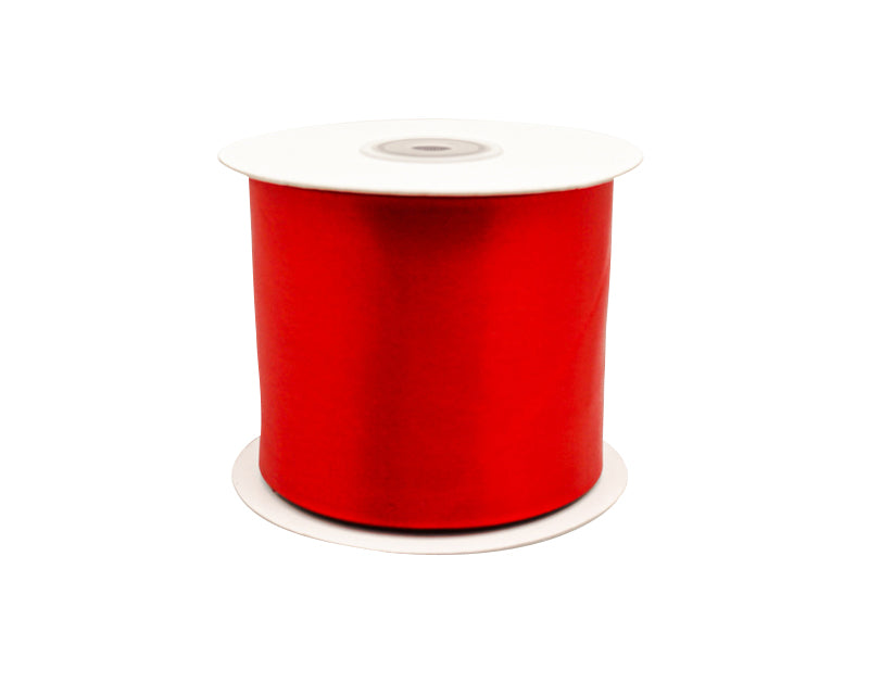3"x 25 yards Scarlett Red Single Face Satin Gift Ribbon